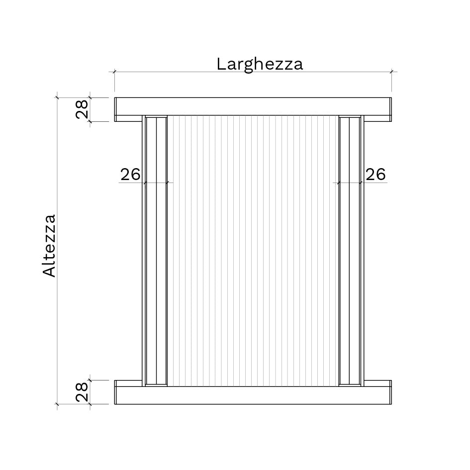 Panorama Plissè • Laterale